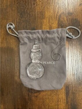 Simon Pearce Gray Kids Drawstring Jewelry Pouch